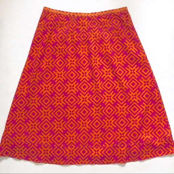 Authentic Tory Burch Skirt 100% Cotton Designer - Picture 1 of 6